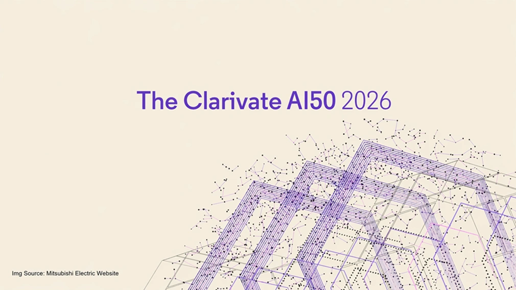 Mitsubishi Electric Named to Clarivate AI50 2026