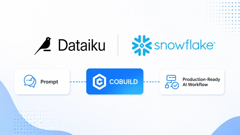 Dataiku Launches Cobuild on Snowflake From Prompt to Production-Ready AI Workflow, Inside Snowflake