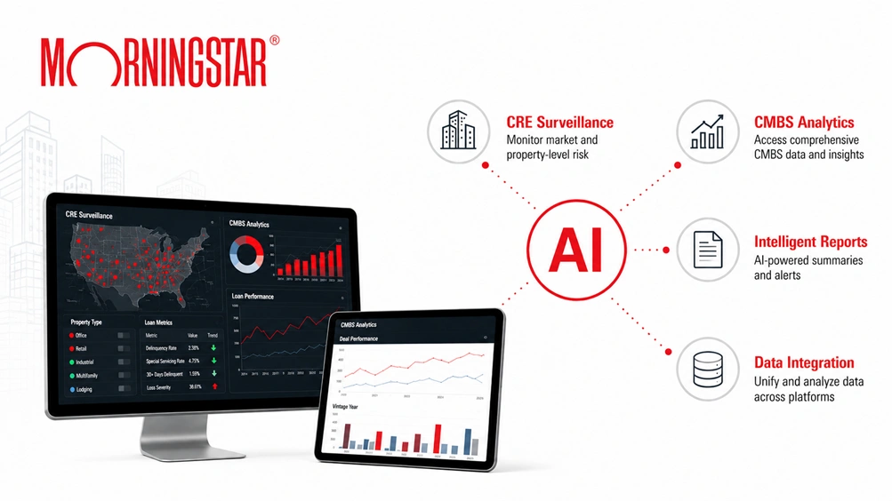 Morningstar Credit Analytics Launches AI Access to CRE Surveillance and CMBS Analytics