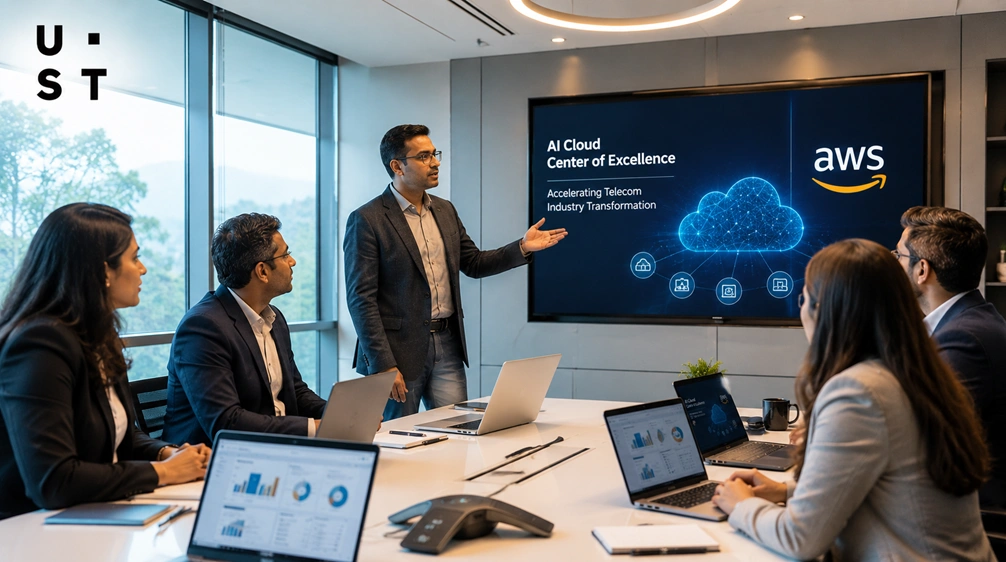 UST Launches New AI Cloud Center of Excellence on AWS to Accelerate Telecom Industry Transformation